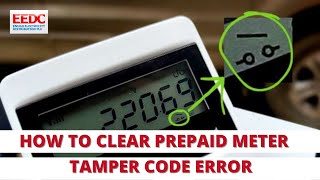 EEDC PODCAST How to clear tamper code error on your prepaid meter