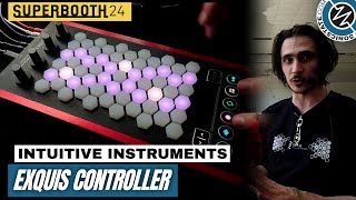 Video thumbnail for SUPERBOOTH 2024: Intuitive Instruments - Exquis Expressive Controller by sonicstate
