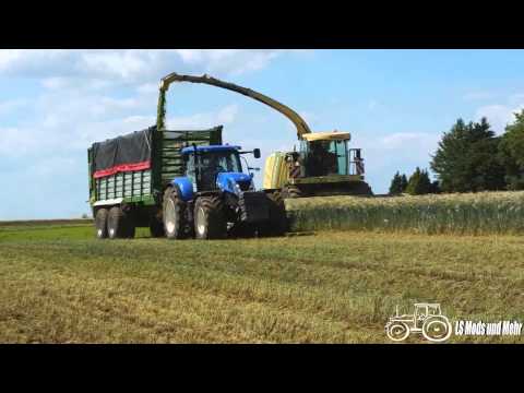 Krone BigX 850 Triticale häckseln