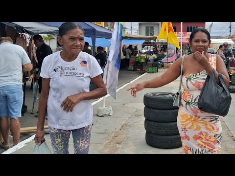 Bazar solidário na feirinha de Verdejante PE 