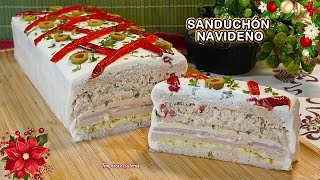SANDUCHÓN NAVIDEÑO SUCULENTO Y MUY FÁCIL DE HACER