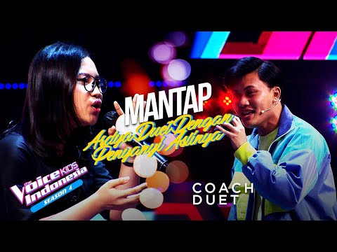 Ardya Diajak Duet Penyanyi Asli Cuek | Coach Duet #4 | The Voice Kids Indonesia Season 4 GTV 2021