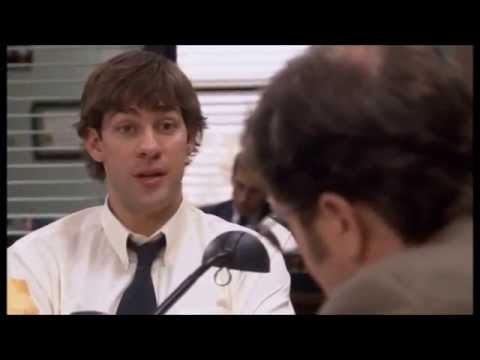 Jim gives Dwight public speaking advice
