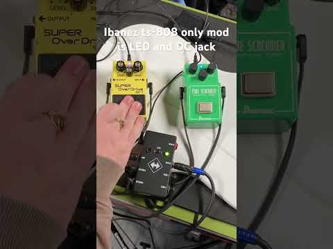 Ibanez Tube Screamer or Boss Super Overdrive which has more gain #pedals #shorts #iphoneaudio