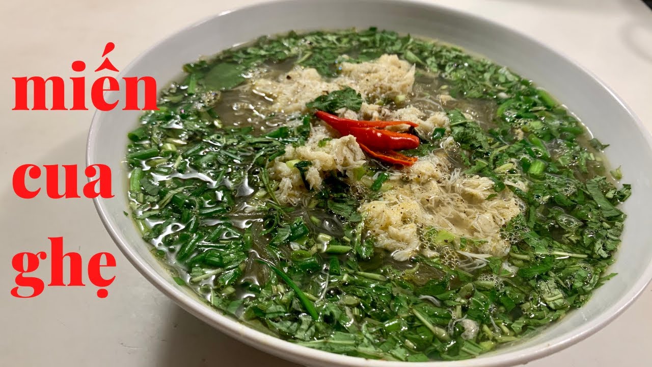Cách Nấu Miến Cua Biển