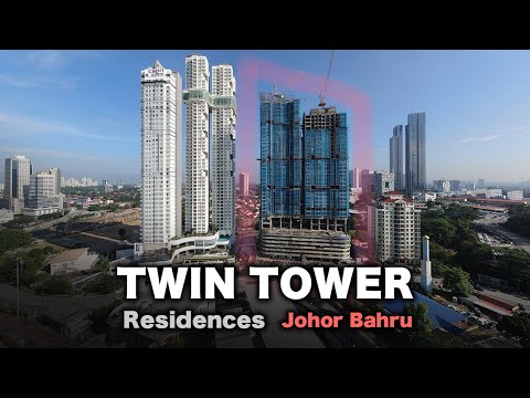 Progresso da Twin Tower Johor Bahru (e projeto RTS Link)