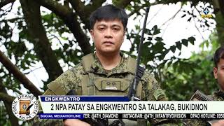 2 NPA patay sa engkwentro sa Talakag, Bukidnon