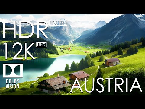 AUSTRIA - 12K HDR 120FPS - Scenic Relaxation Film With Relaxing Music