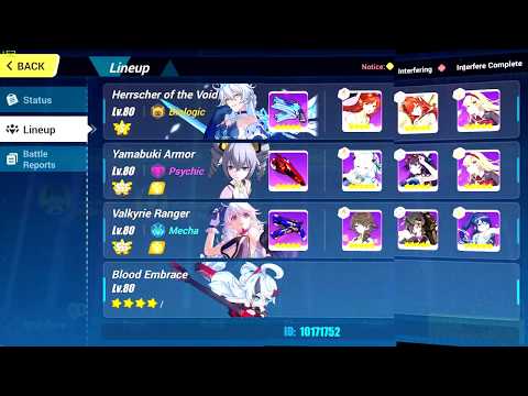 [HI3 SEA Dirac] [Red Lotus] Jizo Physical Buff GK DK RG 824 point (189Eh)