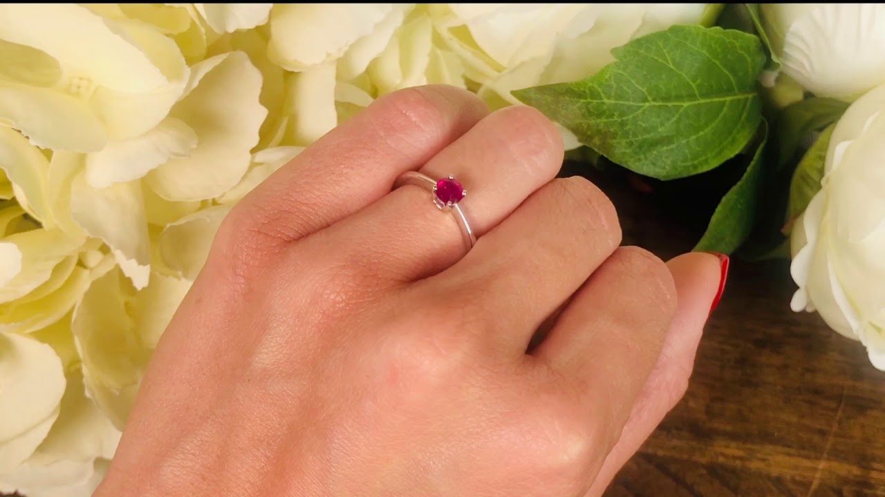 Watch Anillo Solitario Rubi ISABELLA 0.50ct 99928265713 Anillos de Compromiso Now Anillo Solitario Rubi ISABELLA 0.50ct 99928265713 Anillos de Compromiso