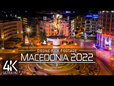 【4K】🇲🇰 Drone RAW Footage 🔥 This is NORTH MACEDONIA 2022 🔥 Skopje 🔥 Tekeris & More 🔥 UltraHD Stock