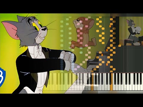 Tom & Jerry | Cartoon | Piano Cover | 4 hands Piano Tutorial | Pianos are Never Animated Correctly