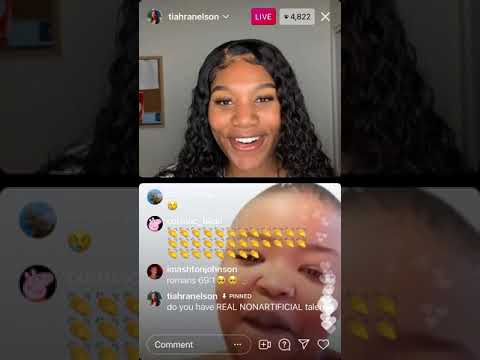 TIAHRA NELSON (@tiahranelson) INSTAGRAM LIVE 4-27-21