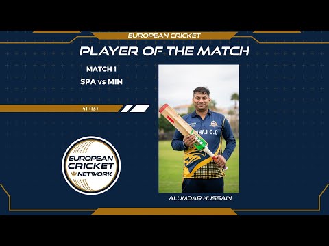 MOM: A.Hussain -  SPA vs MIN | Highlights | FanCode Spanish Championship Weekend Day 1 | Spain 2021