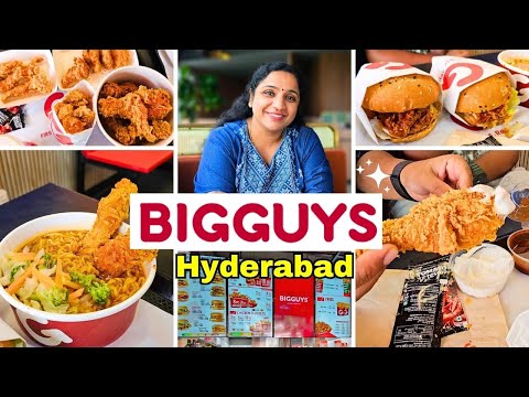 BigGuys Wings & More Hyderabad Food Review | Best Korean Fried Chicken & Burgers!