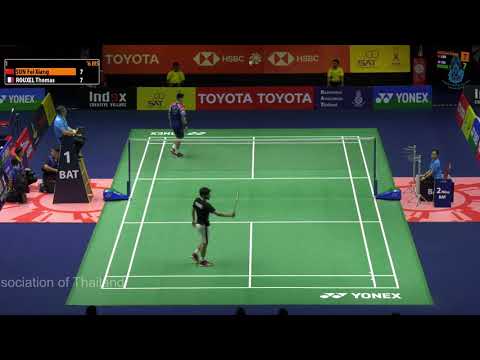 Qualification | MS | SUN Fei Xiang (CHN) vs Thomas ROUXEL (FRA) |TOYOTA Thailand open 2019