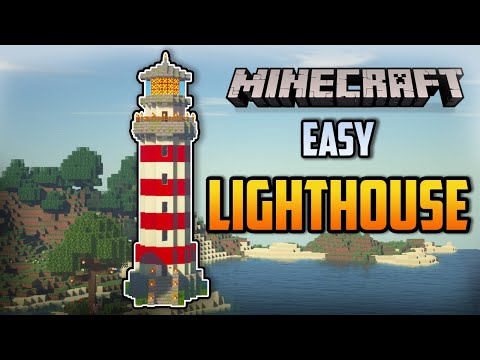Munchucks - Minecraft : How to build a LIGHTHOUSE ( EASY )