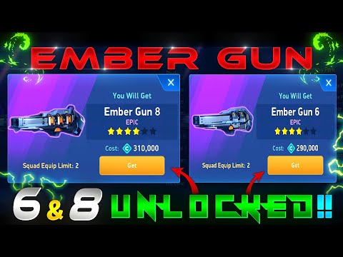 I BOUGHT EMBER GUN 6 & 8!! 🤩🔓 || REVIEW || MECH ARENA || HRG ||