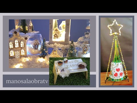 ManosalaObraTv 2020 Programa 62 Luminaria - Farm Deco - Casitas Navideñas