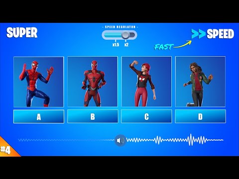 GUESS THE FORTNITE SKIN DANCING IN FAST SPEED - Fortnite Challange - PART 4 | Super
