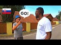 How Do Slovak Villagers React To a Black Foreigner??