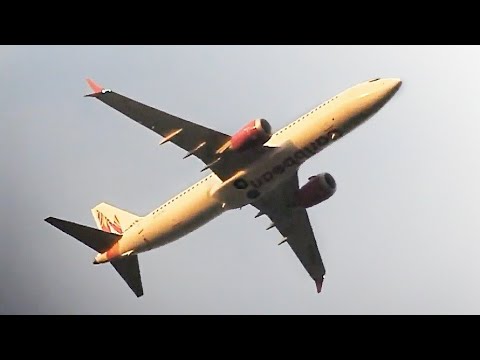 Nice low Afternoon Approach performed by a Caribbean  Airlines 737-MAX8