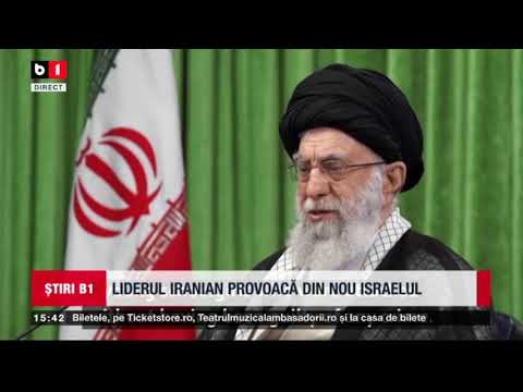 LIDERUL IRANIAN PROVOACA DIN NOU ISRAELUL_Stiri B1_22 mai 2021