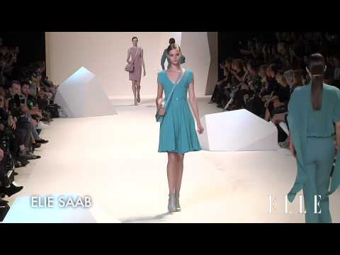 Elie Saab 2013 SS Runway Show Paris Fashion Week ELLE TV