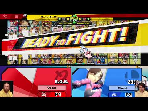 The Cheese League Feb'21 - SSBU - Oscar (ROB) vs KNG | Ghost (Mii Brawler) - Winners Semis