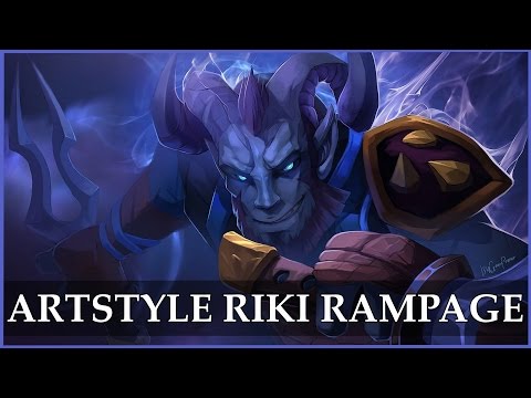 HellRaisers` ArtStyle Riki Rampage vs Na`Vi @ Starladder