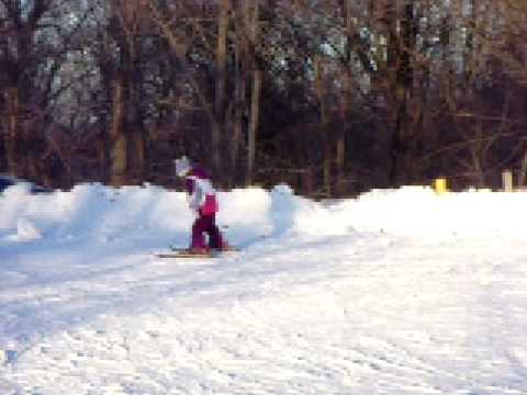 Lily Skiing at Chestnut Mountain