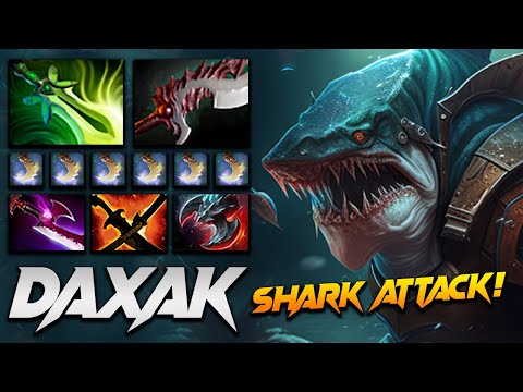 Daxak Slark Shark Attack Reaction - Dota 2 Pro Gameplay [Watch & Learn]