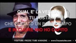 Mina &amp; Adriano Celentano - Ma che ci faccio qui - Karaoke con testo