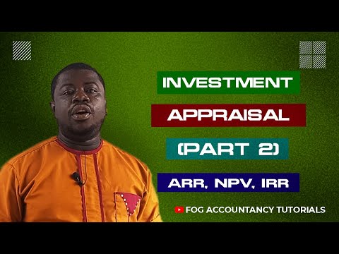 INVESTMENT APPRAISAL (PART 2)