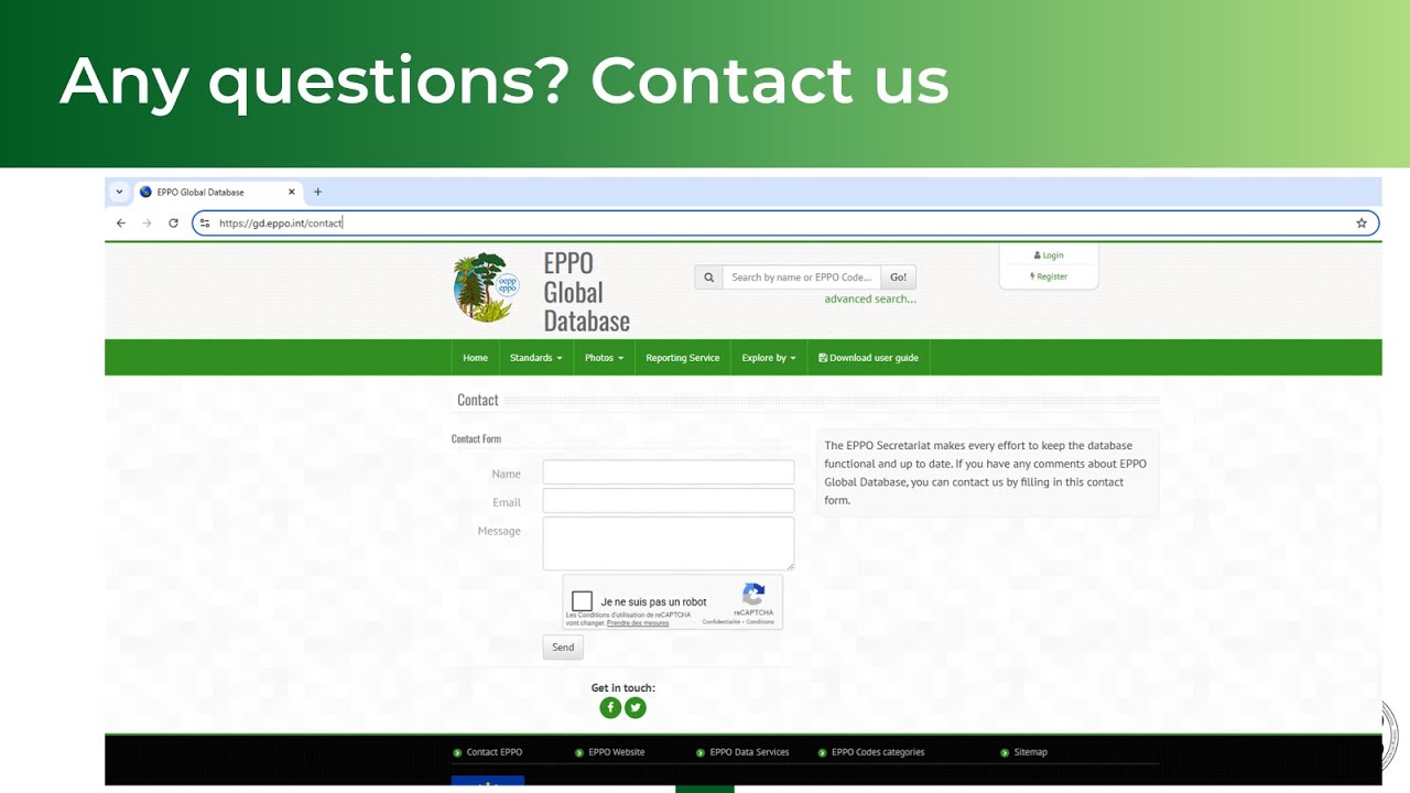 EPPO Codes Users Webinar 2025: 4 - Q&A from EPPO Codes Webinar