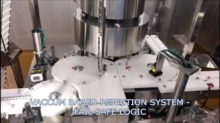 Automatic Vial Cap Sealing Machine With Rejection System 