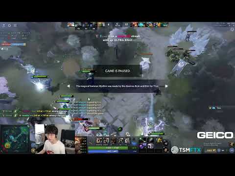 "I love Ceb guys" -Meepo shows his love for Ceb pugna by pausing & tipping him into rampage