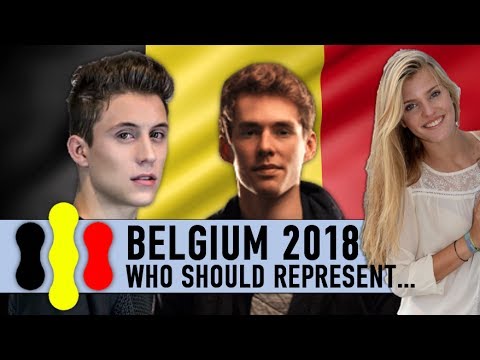 Who should represent Belgium at Eurovision 2018?