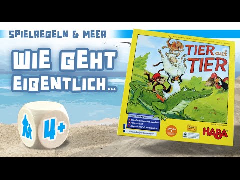"Tier auf Tier" - Regeln und Anleitung - Ein Tier Stapel Spiel für Kinder ab 4 Jahren