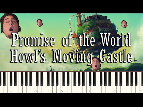Promise of the World - Howl's Moving Castle [Piano Cover/Synthesia]
