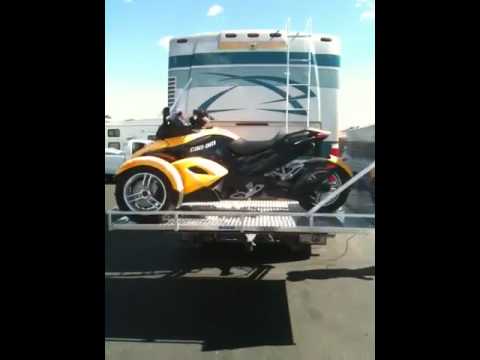 RV Motorcycle Lift for a Can-Am