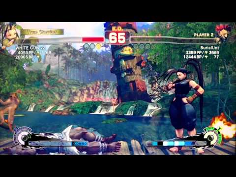 SSF4 AE:2012 WHITE GUN v2 (Ibuki) vs BurialUnt (Akuma)