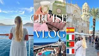 MSC CRUISE Holiday Vlog - France, Spain, Italy & Portugal🌴🌊