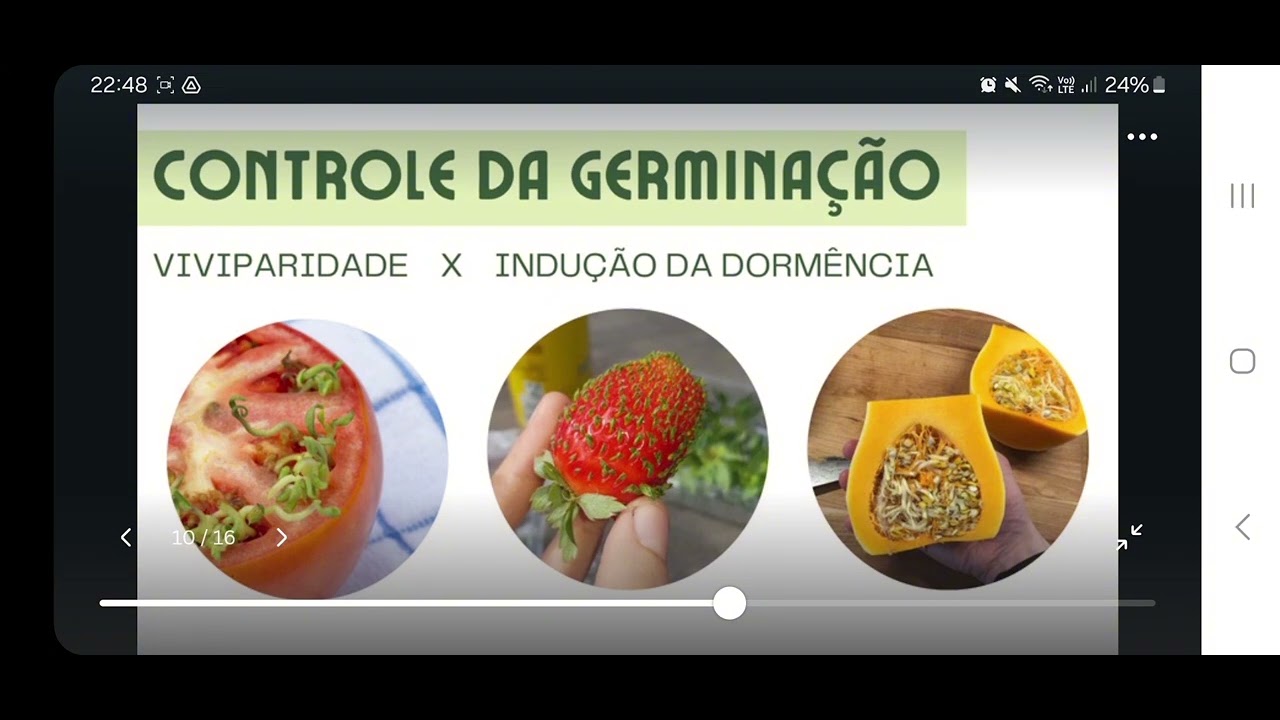 Germinação e Dormência - Fisiologia Vegetal ll