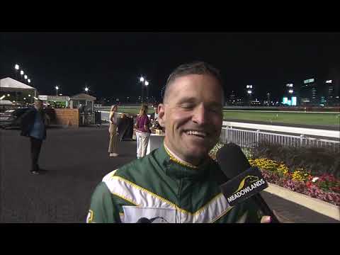 July 29, 2023 - Hambletonian Elimination - Race 9 - Interview with Yannick Gingras