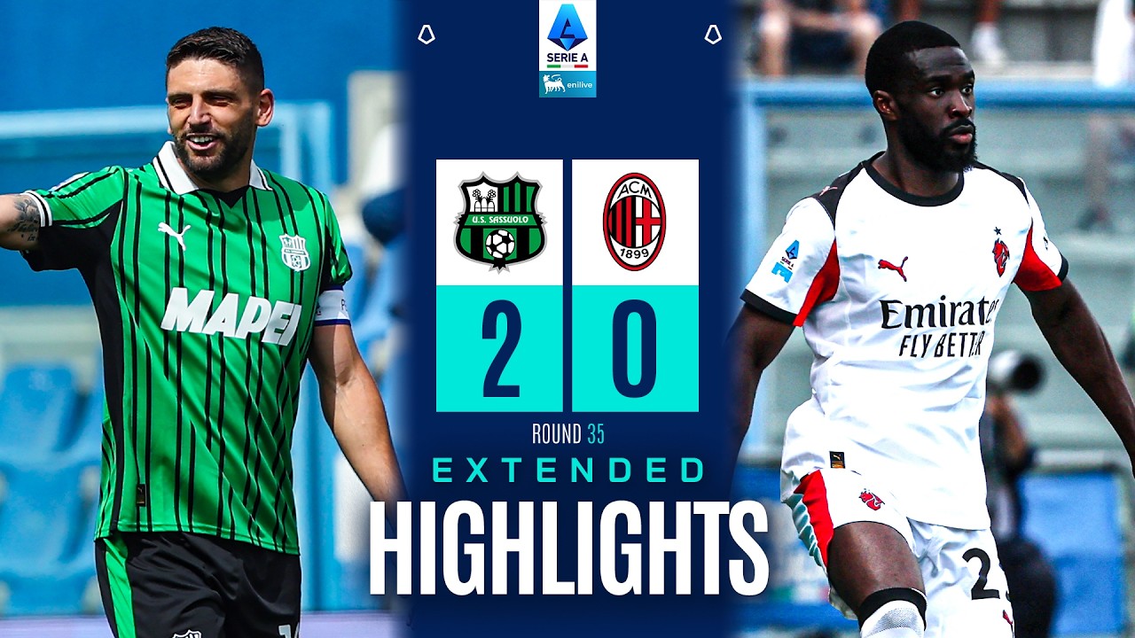 MAXI SINTESI SASSUOLO-MILAN 2-0 | EXTENDED HIGHLIGHTS | SERIE A 2025/26