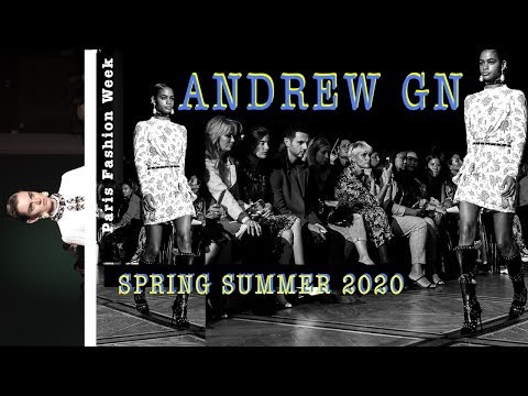 ANDREW GN Spring Summer 2020 - MODERN & SECRET POMPADOUR - PARIS FASHION WEEK - PFW SS20