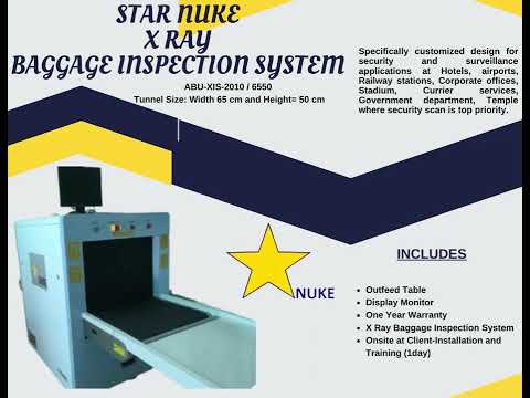 X Ray Baggage Scanner 6550  80 kV -ABU XIS 2010