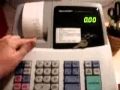 tax rate Sharp XE A102 cash register 