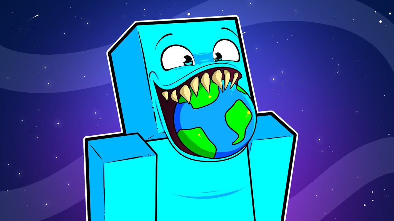 COMI o MUNDO INTEIRO do Minecraft!